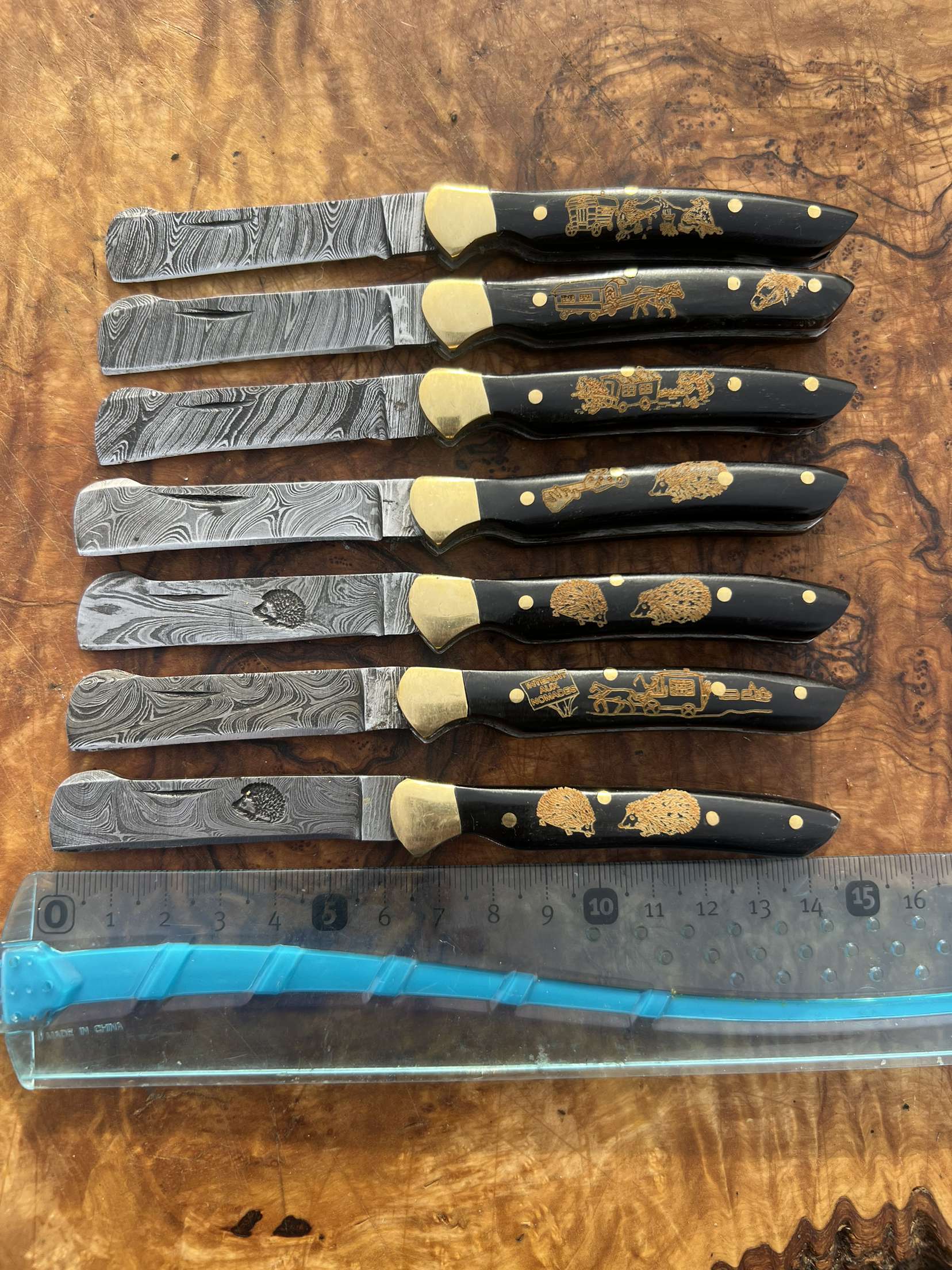 Petit greffoir damas