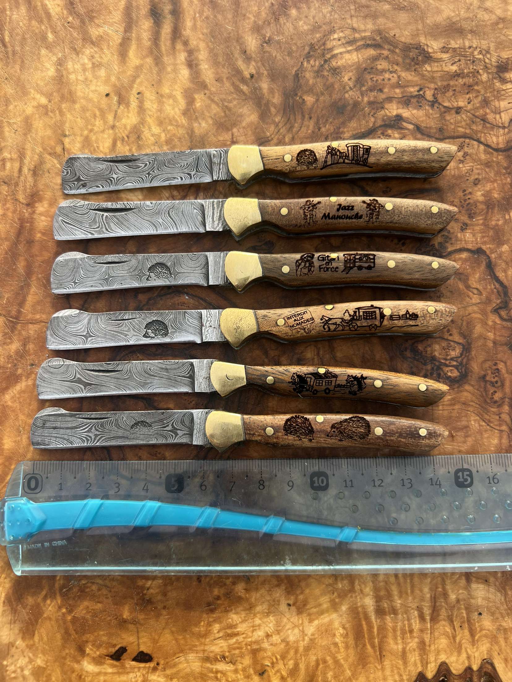 Petit greffoir damas