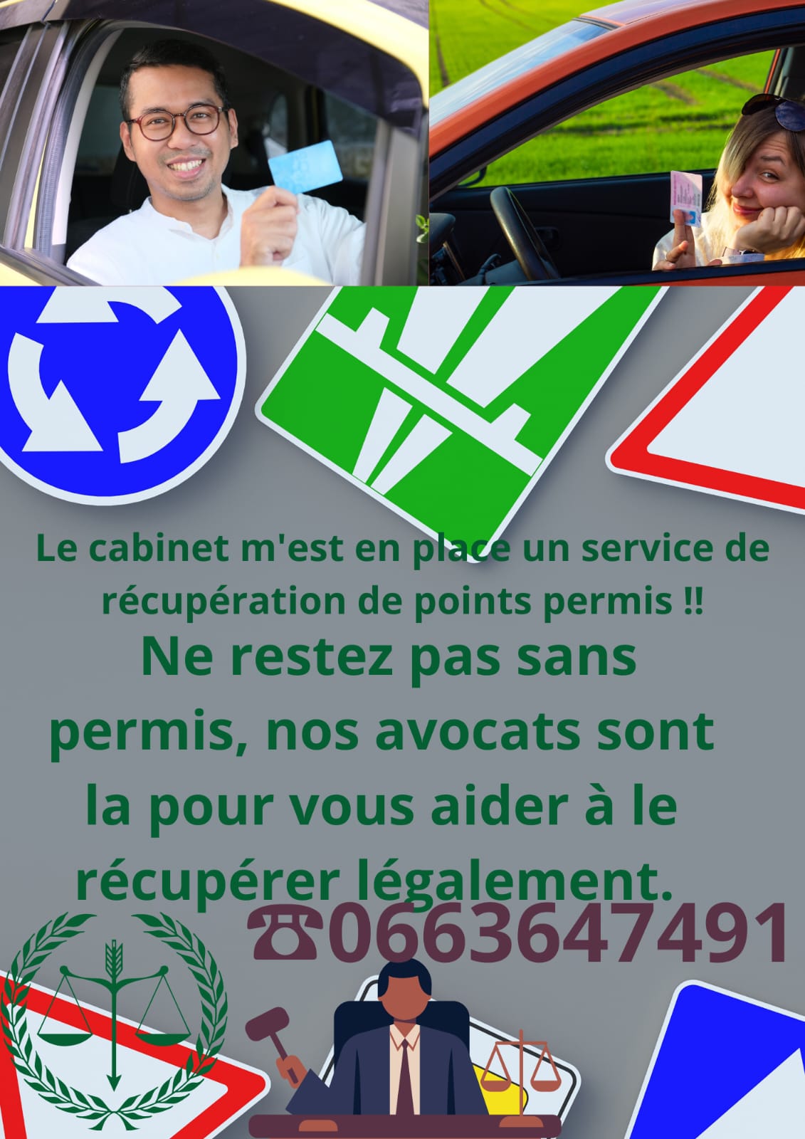 Récupération de point permis de conduire