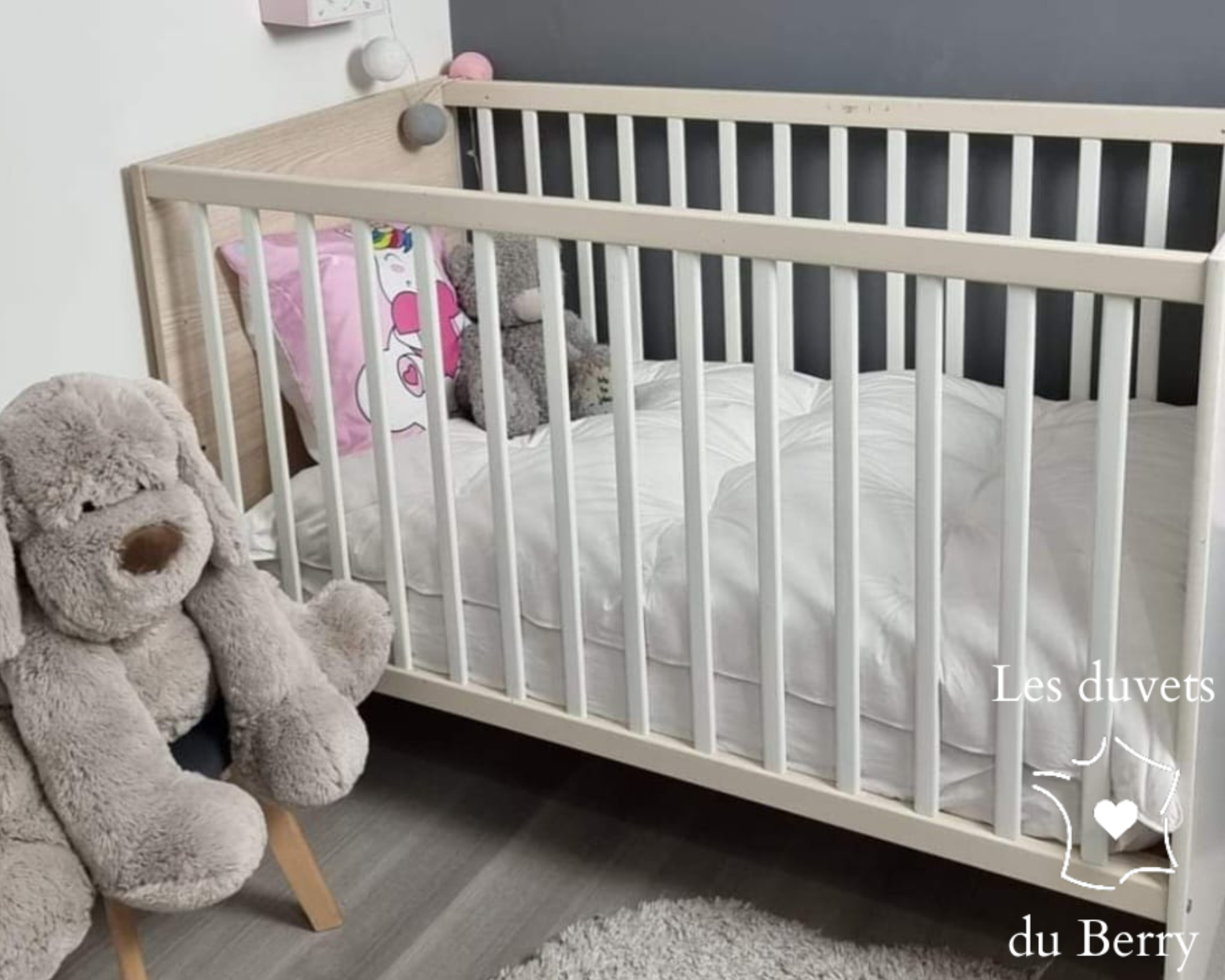 COUETTE PIQUÉE BÉBÉ 80X120 cm – 13 Piqûres