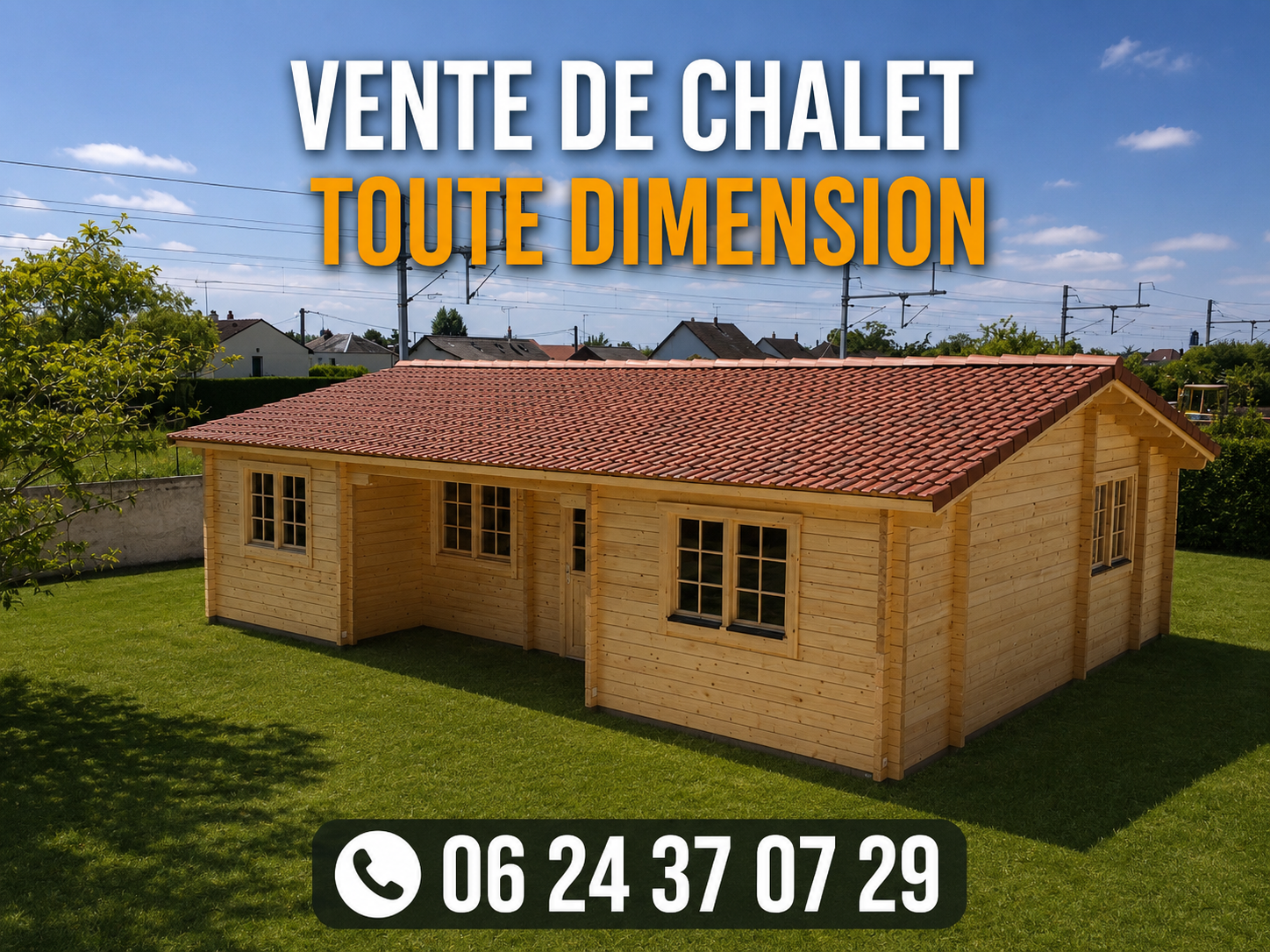 Vente de Chalet, toute dimension