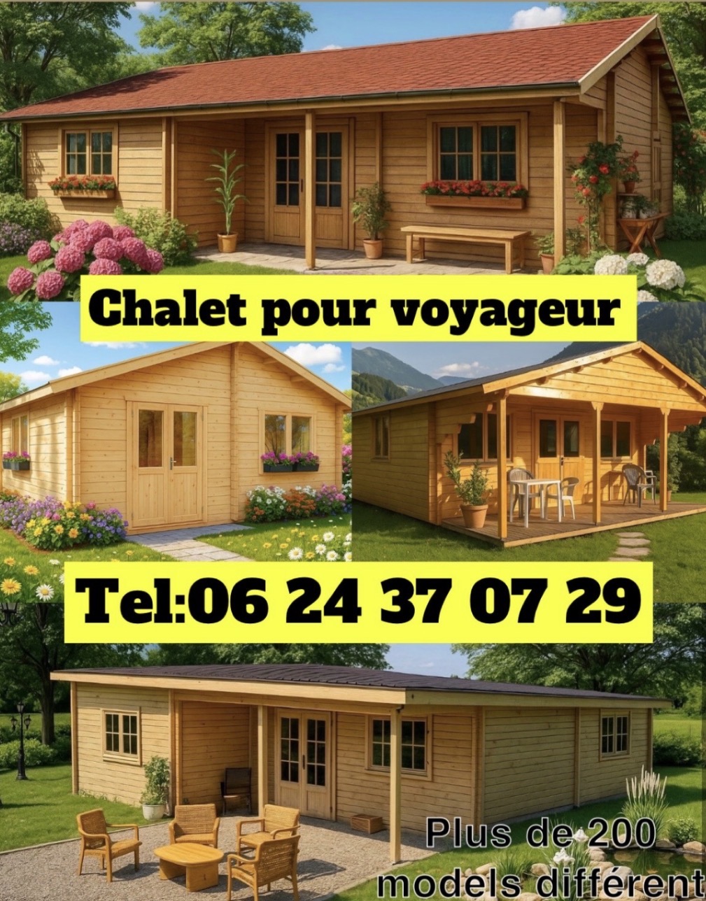Vente de Chalet, toute dimension